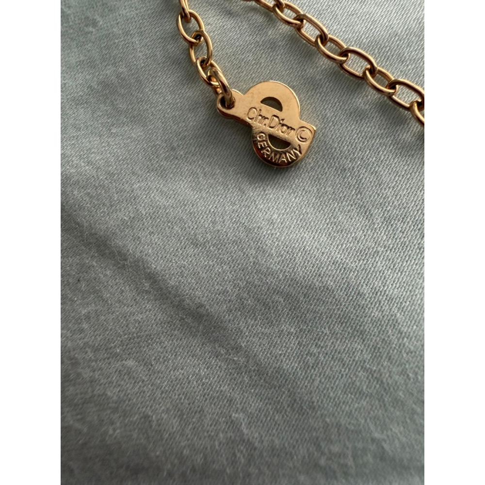 Authentic Christian Dior Tear Drop Necklace - Picture 4 of 8